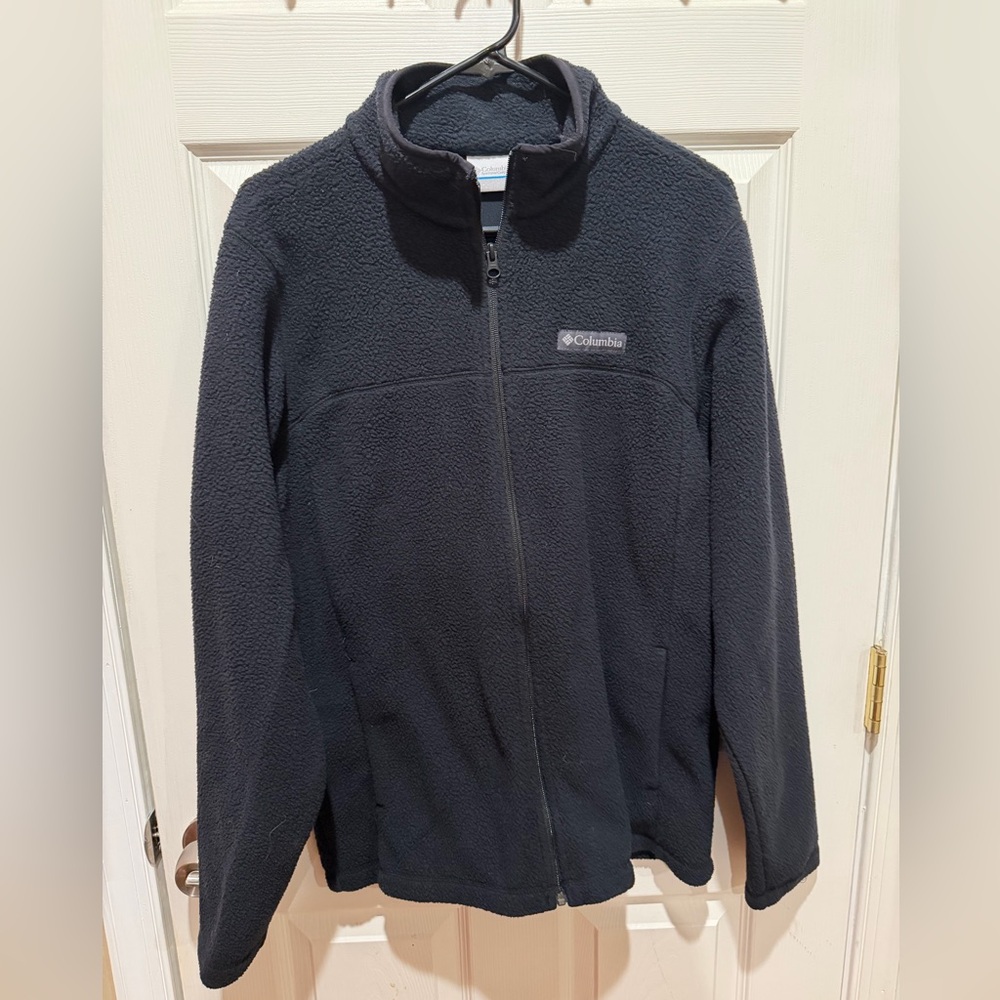 Columbia Black Full-Zip Fleece Jacket